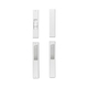 White Flush Mount Handle Set 9165980 Image